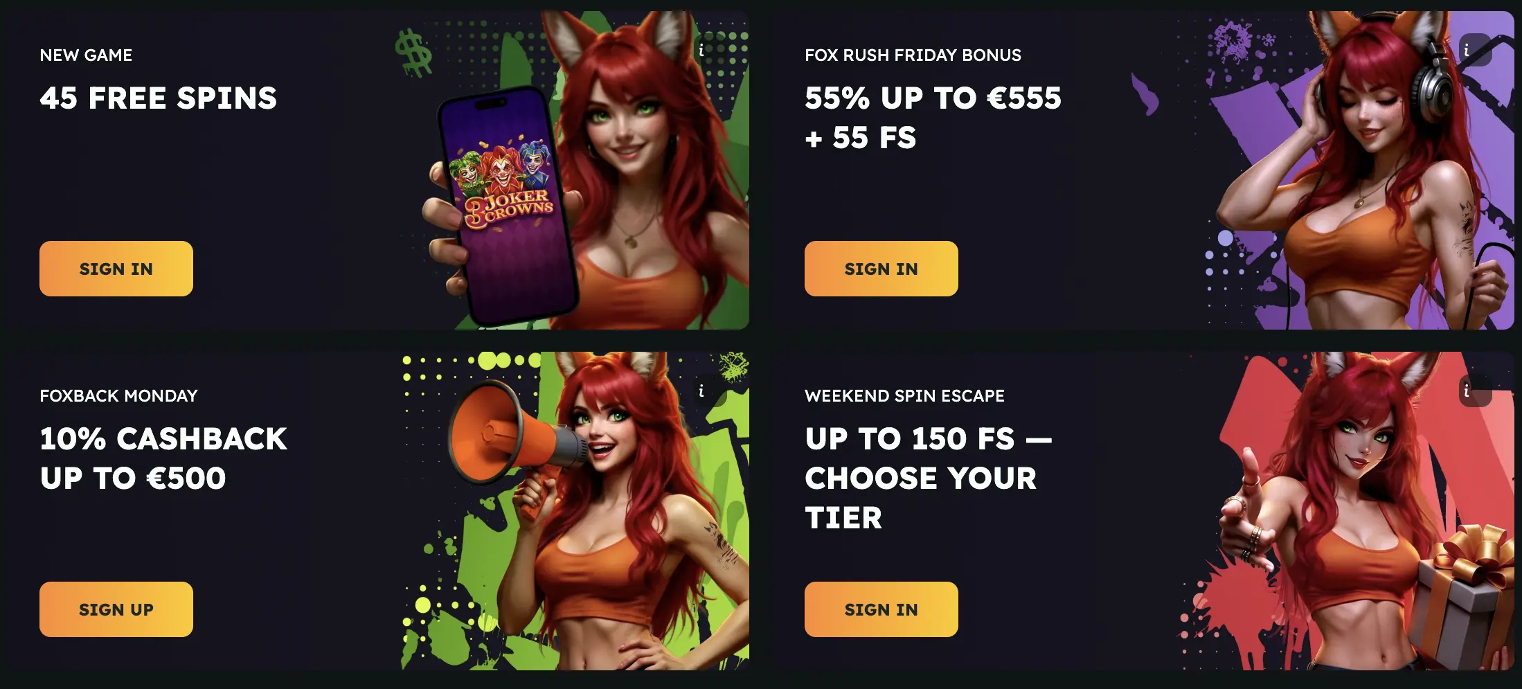 foxslots bonussen